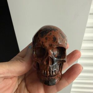 Mahogany Obsidian Skull
